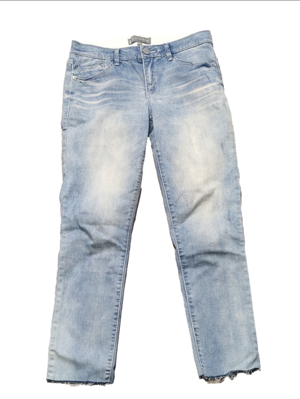 Wit & Wisdom Distressed Raw Hem Jeans Size 4